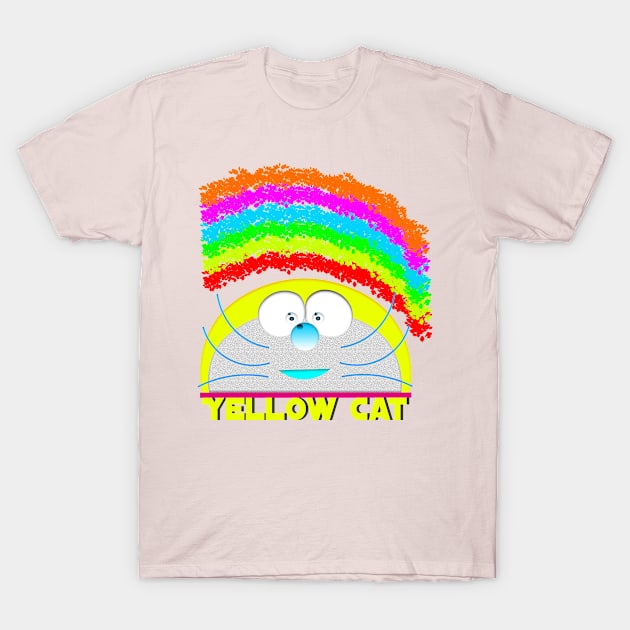 Yellow Cat supinforyou T-Shirt by supinforyou